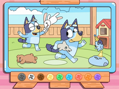 Igra Coloring Book: Bluey & Bingo Chasing Play