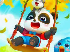 Igra Jigsaw Puzzle: Baby Panda Autumn Picnic Friends
