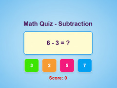 Igra Math Quiz - Subtraction