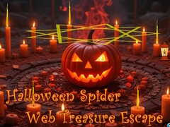 Igra Halloween Spider Web Treasure Escape