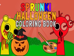 Igra Sprunki Halloween Coloring Book