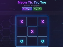 Igra Neon Tic-Tac-Toe