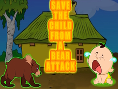 Igra Save the Child from a Bear Attack