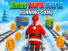Igra Xmas Santa Surfer Running Game