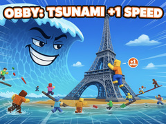 Igra Obby: Tsunami +1 speed
