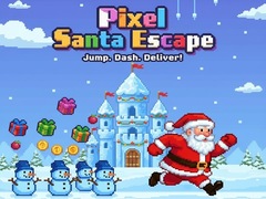 Igra Pixel Santa Escape