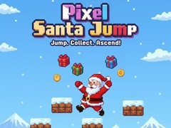 Igra Pixel Santa Jump