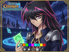 Igra Anime Boy Coloring Pages