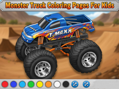 Igra Monster Truck Coloring Pages For Kids