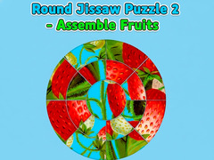 Igra Round jigsaw Puzzle 2 - Assemble Fruits