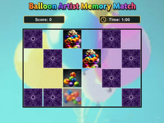 Igra Balloon Artist Memory Match