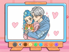 Igra Coloring Book: Kpop Valentine's Day