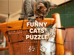 Igra Funny Cats Puzzle