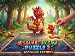 Igra Square jigsaw Puzzle 2 - Assemble Cartoon