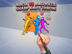 Igra Ninja vs Ragdolls: Sharp Knife Throw!