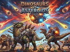 Igra Dinosaurs vs Asteroids