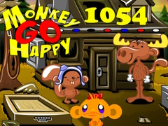 Igra Monkey Go Happy Stage 1054