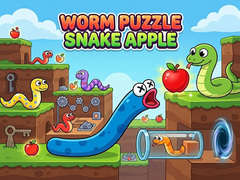 Igra Worm Puzzle: Snake Apple