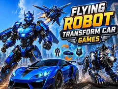 Igra Flying Robot Transform Car Games