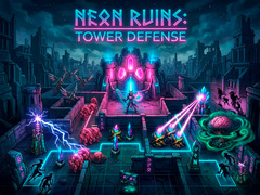 Igra Neon Ruins: Tower Defense