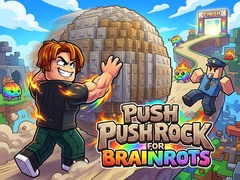 Igra Push Rock For Brainrots