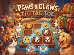 Igra Paws & Claws Tic Tac Toe