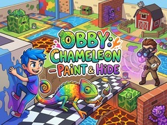 Igra Obby: Chameleon - Paint & Hide
