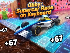 Igra Obby: Supercar Race on Keyboard