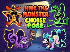 Igra Hide the Monster: Choose Pose